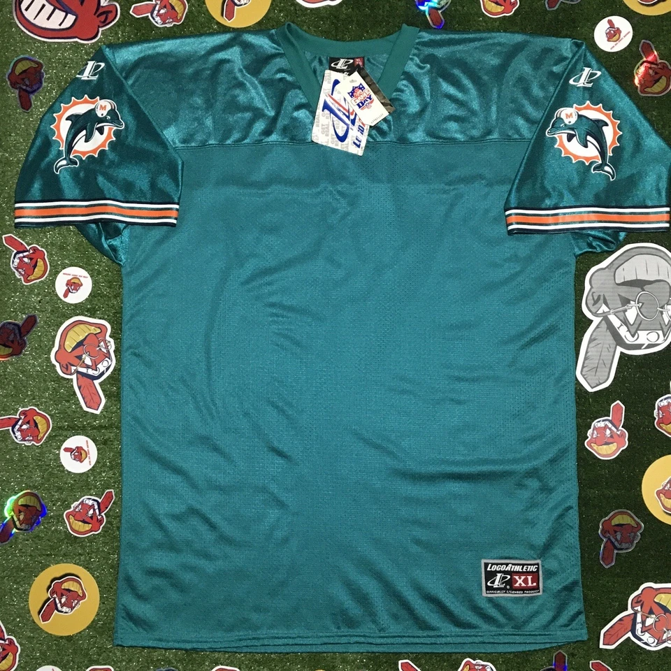 Camiseta deportiva XL vintage de los 90 con logotipo de los Miami Dolphins de la NFL Foto 2 de 4
