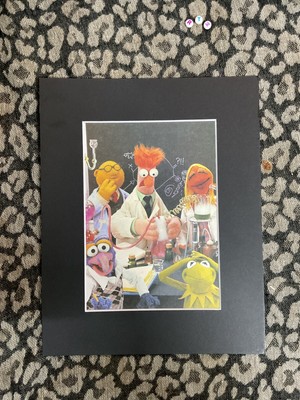 JIM HENSON THE MUPPETS 80er Kinder KULT TV cooles Geschenk, MONTIERTER KUNSTDRUCK SELTEN