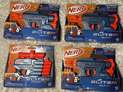 Nerf Elite 2.0 Lot Volt SD-1 & Prospect QS-4 Blasters Open Box FAMILY NIGHT