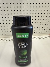 Power Stick 3 in 1 Men's Shampoo Conditioner Body Wash Spring Fresh 22.5 OZ