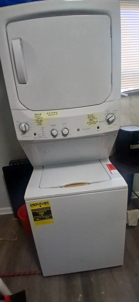 Б/у (1 год и отличное состояние товара) комбинированный набор стиральной и сушильной машины GUD27ESSMWW - Изображение 3 из 4