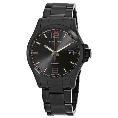 Longines Conquest V.H.P. Black Dial Men's Watch L37262566
