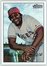 2007 Bowman Heritage Foil  Vladimir Guerrero #25 Angels