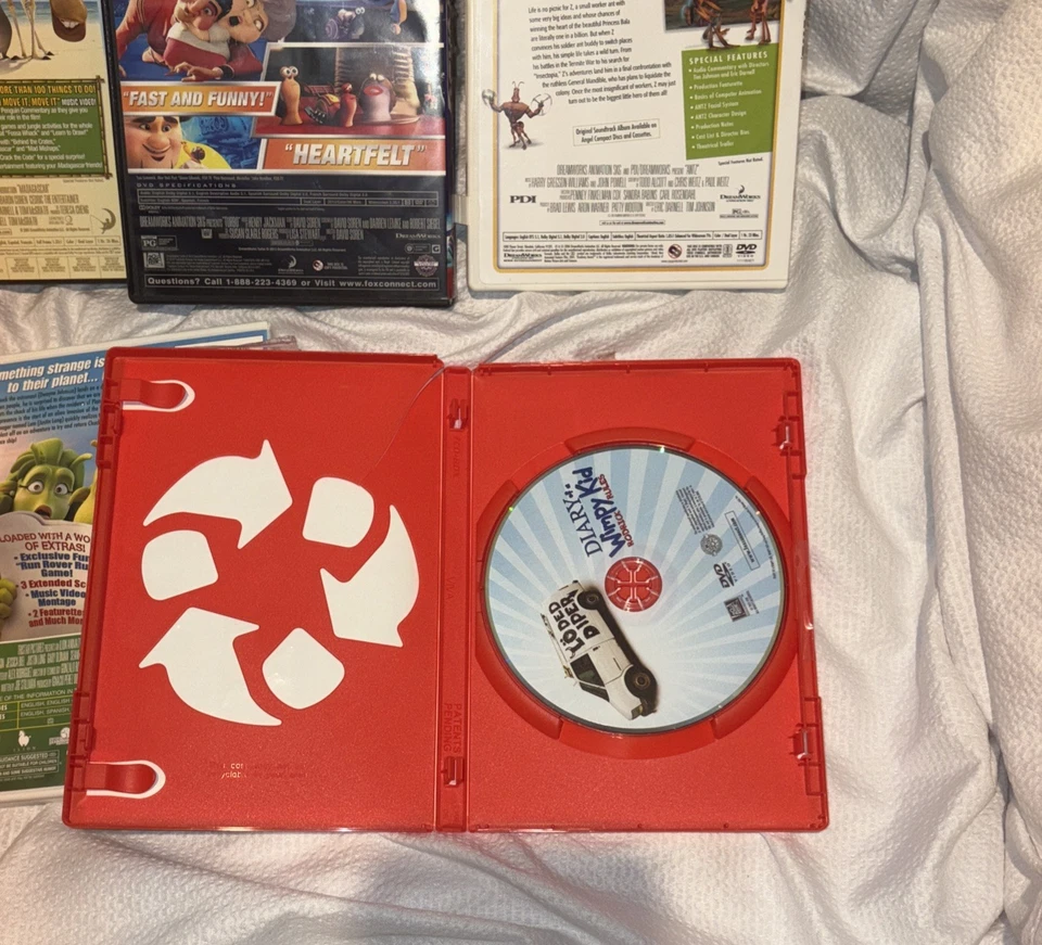 Dreamworks DVD Lot Turbo/Antz/Madagascar/ Planet 51/ Diary Of A Wimpy Kid Rodric - Image 3 of 4