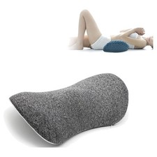 Lendenwirbelkissen Memory Foam Rückenstützkissen ergonomisch 46x23x11cm