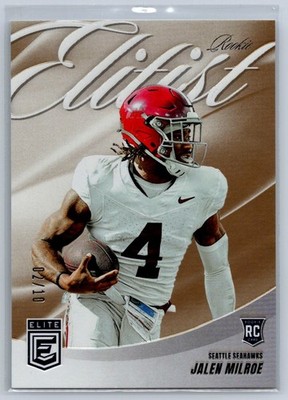 2025 Panini Donruss Elite Rookie Elitist #12 Jalen Milroe 02/10 RC Rookie