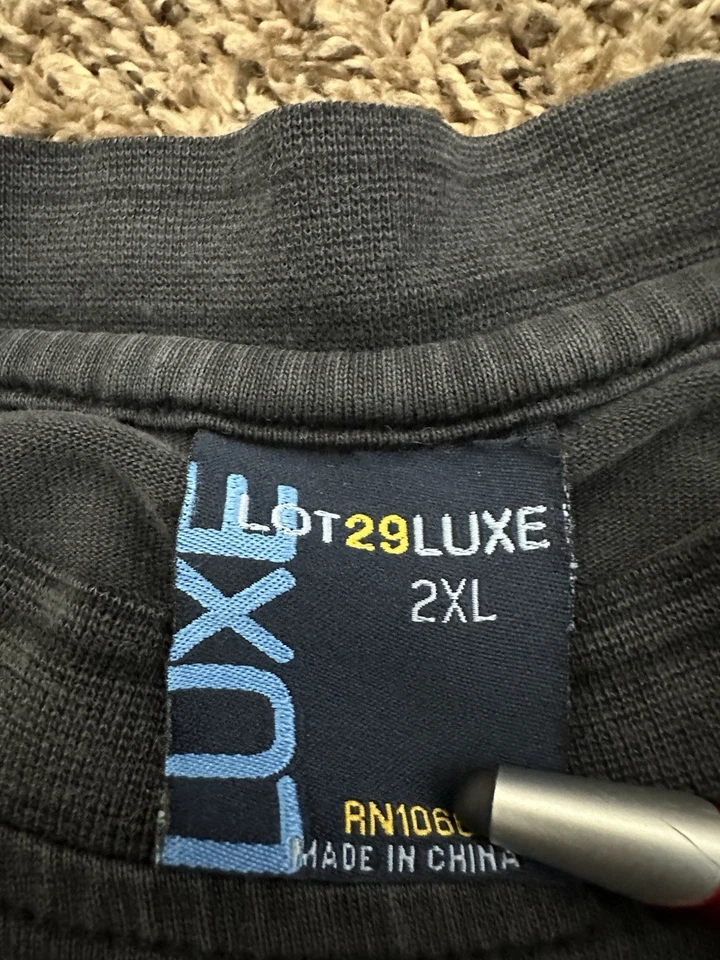 Lote 29 Camiseta Negra De Colección Y2K Para Hombre Bugs Bunny Original Rap Camiseta Hip Hop 2XL Foto 4 de 4