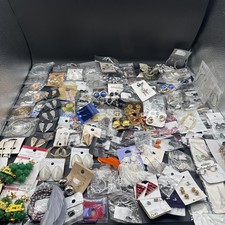 135 Piece Large Costume Jewelry Lot Earrings, Necklaces, Bracelets  