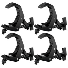 4 Pack 1.652.36 Inch Truss Clamp Heavy Duty 220lb Stage Light CClamp Black