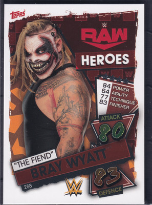 ''The Fiend'' Bray Wyatt | Raw Heroes | WWE 2021 Topps Slam Attax
