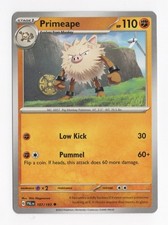 Primeape 107/193 Paldea Evolved Pokemon Uncommon NM 2023 Scarlet & Violet