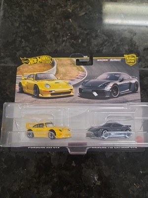 Hot Wheels 1:64 Car Culture 2-Pack Porsche 993 GT2 & Porsche 718 Cayman GT4
