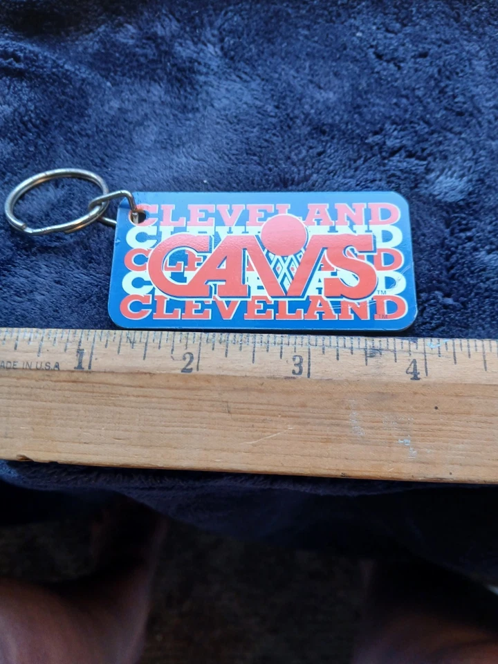 NBA CLEVELAND CAVALIERS Logo Official Licensed Key Ring TAG EXPRESS 4.5" X 1.5 - Image 2 of 4