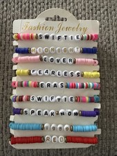 Swiftie Friendship Bracelets lot of 9 ERAS Tour Bracelet, Swiftie Album