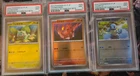 151 Japanese Card File Set Promos Bulbasaur Charmander Squirtle PSA 9 Sequential