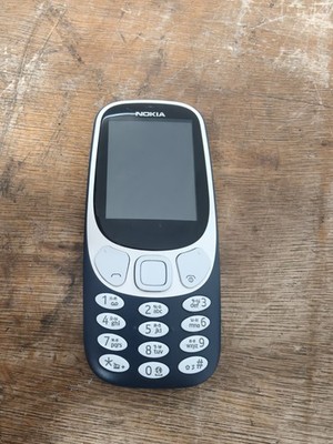 Nokia 3310 2G Dual-SIM-Funktion Telefon einfach zu bedienen entsperrt dunkelblau funktioniert