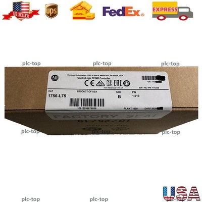 Sealed 1756-L75 /B ControlLogix Logix5575 Processor 32 MB Controller US Free Tax