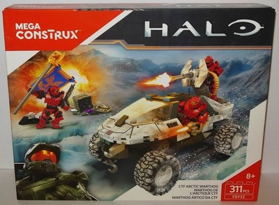 NEW: Mega Construx :  Halo CTF Artic Warthog FDY52 .... Factory sealed set