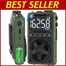 Portable AM FM Shortwave Radio with NOAA Alert