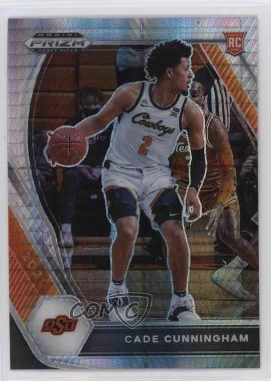 2021-22 Panini Prizm Draft Picks Hyper Prizm Cade Cunningham #1 Rookie RC 12jg