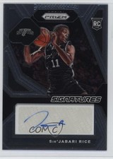 2023-24 Panini Prizm Rookie Signatures Sir'Jabari Rice #RSI-SJR Auto 1e6a