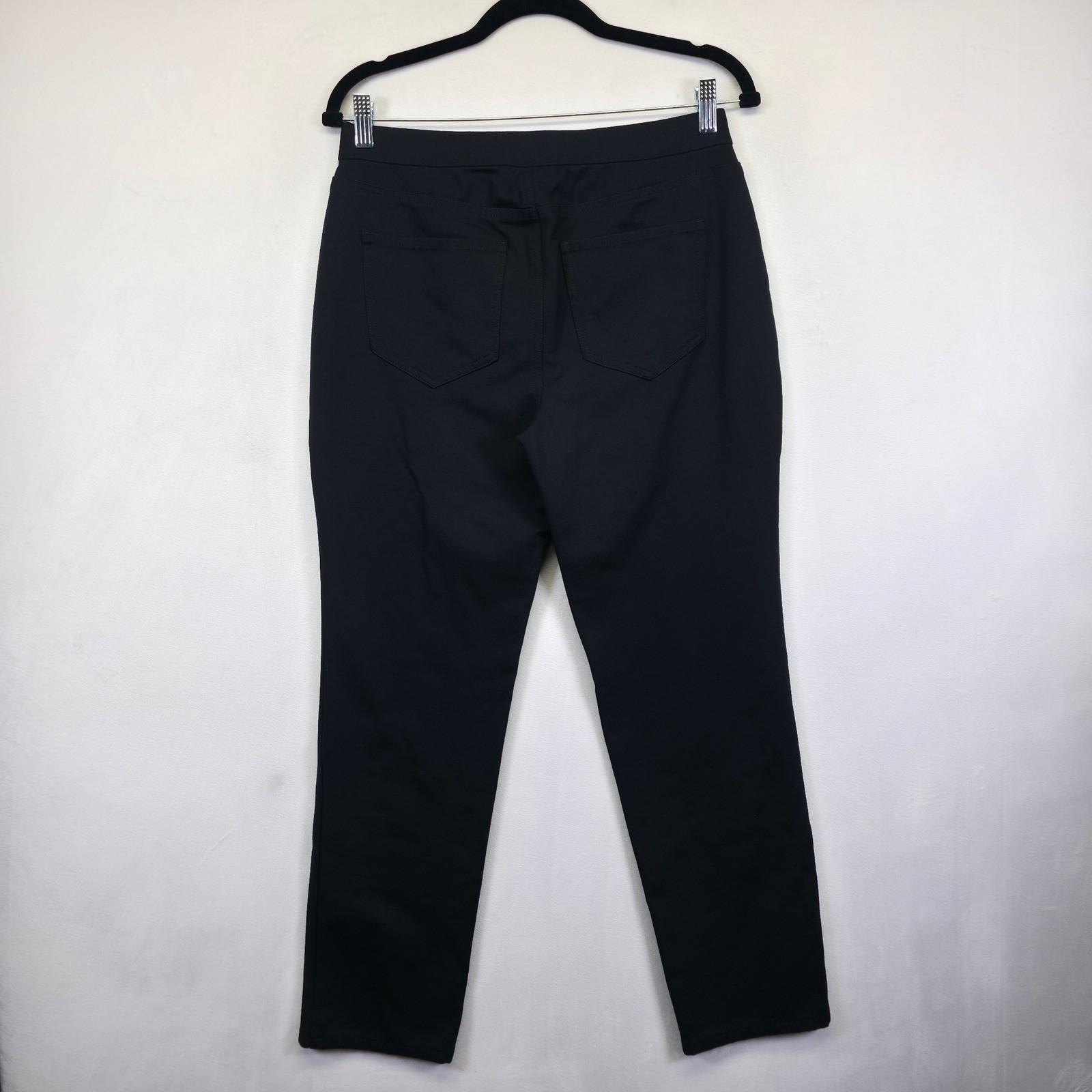 J Jill Ponte Pants Womens S Black Slim Leg Workwear Office Classic Old Money thumbnail 11