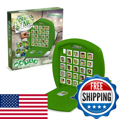 Top Trumps Match Soccer Game World Football Stars - Family Board Games for Kids 