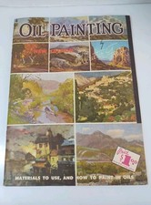 Vintage 1940's Oil Painting by Walter T. Foster 4 New Edition Lithographed USA