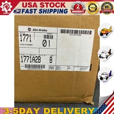 AB 1771-A2B 8 Slot I/O Chassis PLC 1771A2B Allen-Bradley NEW US Free Tax