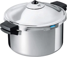Kuhn Rikon 8.4-Quarts DUROMATIC® Stovetop Pressure Cooker, Stainless Steel