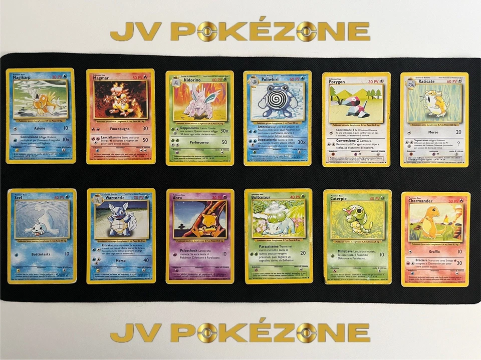 Lotto Carte Pokémon Vintage - Wizards of the Coast - Set Base - Italiano - Imagen 3 de 4