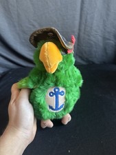 Disney Parks Mr. Smee Parrot Plush Peter Pan Original Authentic Theme Park