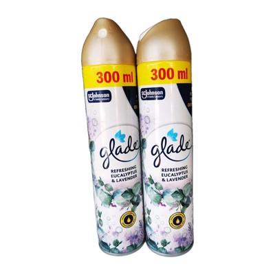 GLADE HOME ROOM OFFICE LUFTERFRISCHER ERFRISCHEND EUKALYPTUS & LAVENDEL 2x300ml