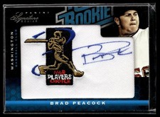2012 PANINI SIG SERIES RATED ROOKIE MLB PLAYERS /299 AUTO BRAD PEACOCK NATIONALS
