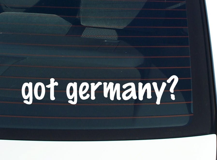 Germany Car Decal Bumper Sticker Vinyl Funny Joke Window Decoration