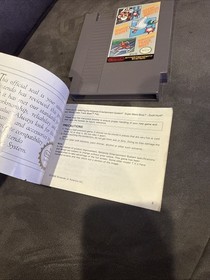 Super Mario Bros /Duck Hunt /World Class Track Meet - NES - Game & Manual !