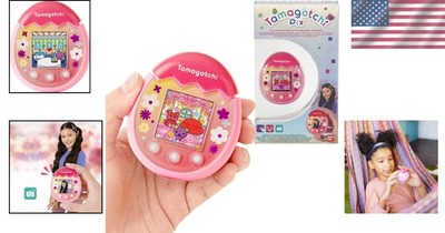TAMAGOTCHI Pix: Interactive Virtual Pet with Camera & 17 Fun Games