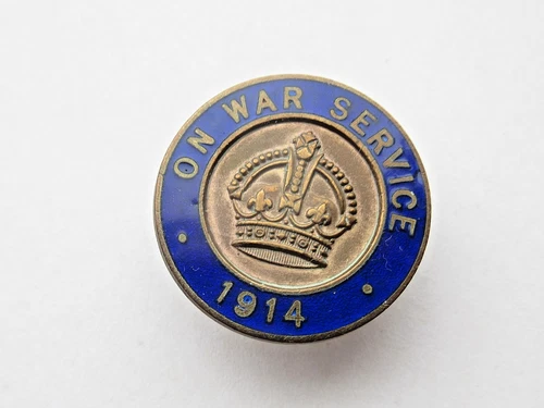 WW1 "1914 On War Service" Lapel Badge