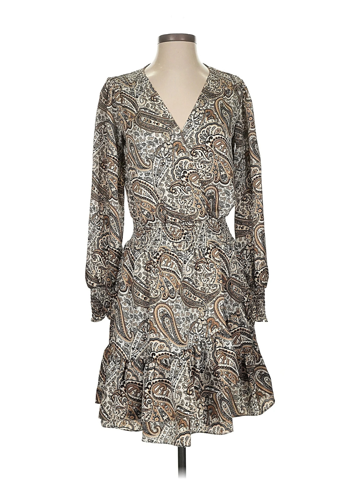 MICHAEL Michael Kors Women Brown Casual Dress S