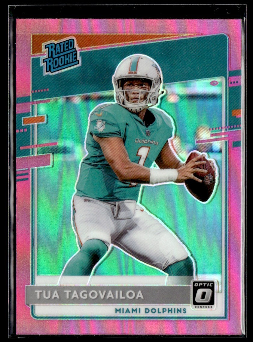 2020 Donruss Optic Pink Rated Rookie Tua Tagovailoa RC #152