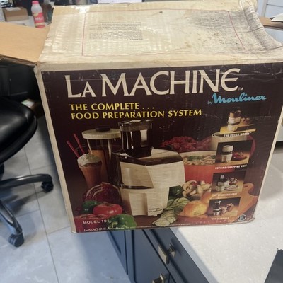 Vintage La Machine Moulinex #354 Deluxe Food Processor with removal tool READ