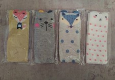 Knee High Socks 4 Pairs WOMEN'S Adorable Animal Socks Sz. 6 -7 Brand NEW