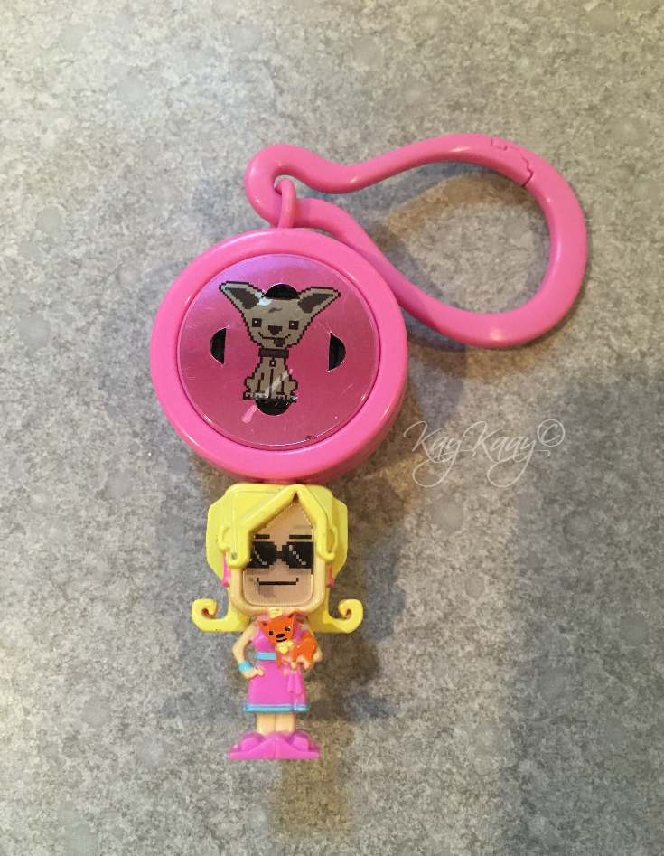 EUC 2005 Mattel PIXEL CHIX Roomies Friend DIVA QUEEN Toy Keychain