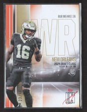 2024 Topps Signature Class Bub Means #157 Orange Rookie /50 TV3333