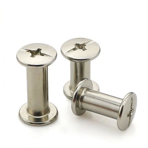 Nickel Binding Chicago Screws Posts Interscrew 5mm Scrapbooking Nail