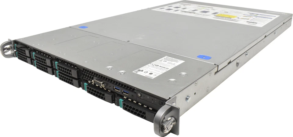 Serveur Intel R1000 1x E5-2660 v3 16 Go RAM PC4 8x cadre SFF 2,5 8x disque dur - Photo 2/4