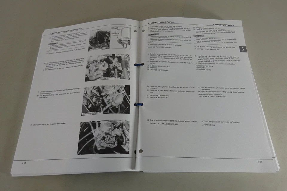Manual De Taller Piaggio Hexagon 250 GT Scooter Motor 250 CCM 4 Tiempos Año 1998 - Imagen 3 de 4