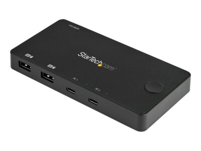 SV211HDUC StarTech.com 2 Port USB C KVM Switch, 4K 60Hz HDMI, Compact Dual U ~D~