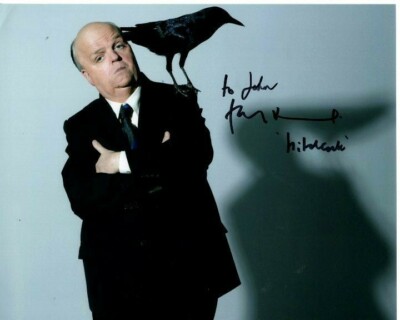 TOBY JONES Autographed Signed 8x10 ALFRED HITCHCOCK Photograph - To John