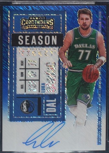 2020-21 Panini Contenders Optic #86 Luka Doncic Holo Silver Dallas